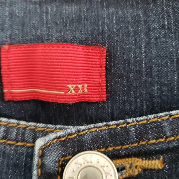 Forever 21 XXI Junior's Denim Jeans Size 7 - Picture 6 of 8